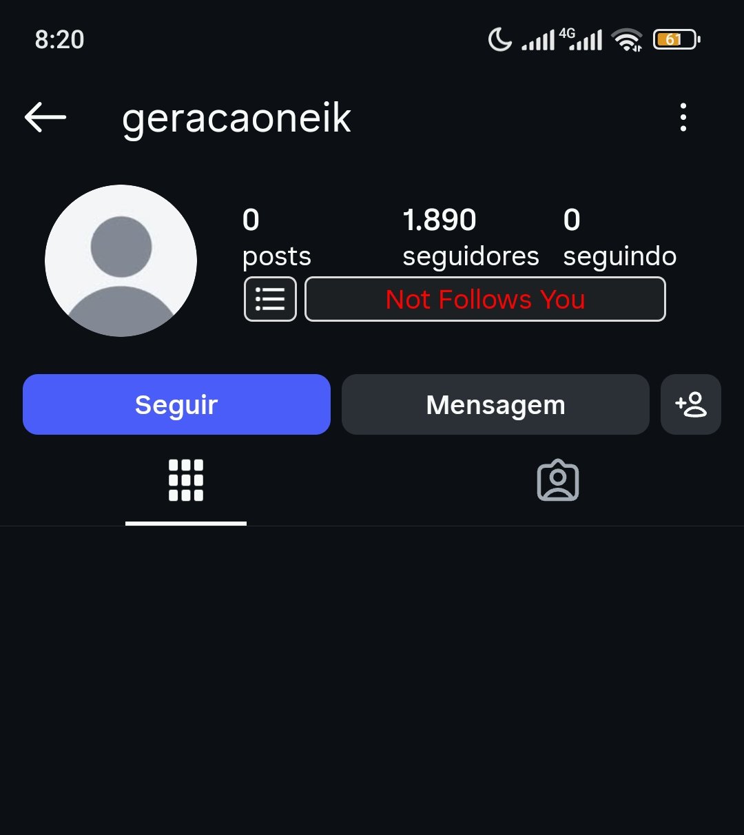 Screenshot_2026-05-22-08-20-10-526_com.instapro2.android-edit PERFIL DO INSTAGRAM 1.890 seguidores 100% brasileiros e orgânicos - Imagem 1