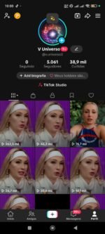 CONTA TIKTOK | 5 K SEG👥| 38 K CURT❤️| SHOP ATIVO🛍️| UNIVERSO & CURIOSIDADES | PERFIL ENGAJADO 400k(28d) 📈 - Imagem 2
