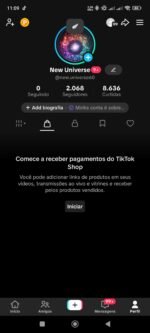 CONTA TIKTOK | 2,1K SEG👥| 8.6K CURT❤️| SHOP ATIVO🛍️| UNIVERSO & CURIOSIDADES | PERFIL ENGAJADO📈 - Imagem 2
