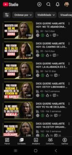 Canal Em Espanhol Monetizado No Nicho De Oração Com 5.250 Inscritos - Imagem 2