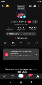 CONTA TIKTOK | 5.2K SEG👥| 39K CURT❤️| SHOP ATIVO🛍️| UNIVERSO & CURIOSIDADES | PERFIL ENGAJADO📈