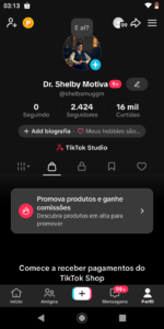 CONTA TIKTOK | 2,4K SEG👥| 16K CURT❤️| SHOP ATIVO🛍️| UNIVERSO & CURIOSIDADES | PERFIL ENGAJADO📈