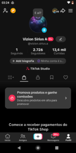 CONTA TIKTOK | 2,7K SEG👥| 13,3K CURT❤️| SHOP ATIVO🛍️| UNIVERSO & CURIOSIDADES | PERFIL ENGAJADO📈 - Imagem 2