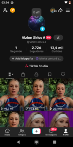 CONTA TIKTOK | 2,7K SEG👥| 13,3K CURT❤️| SHOP ATIVO🛍️| UNIVERSO & CURIOSIDADES | PERFIL ENGAJADO📈