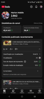 Vendo canal do YouTube com 2.800 mil inscritos, nicho game