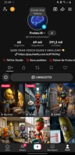 Conta TikTok 69mil seguidores