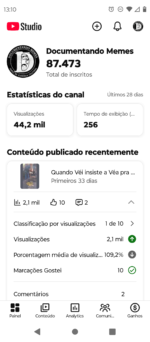 Canal Youtube 87 Mil Inscritos Não Monetizado! - Imagem 3