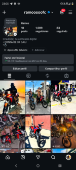 Conta do Instagram