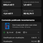 Canal Shorts Monetizado com 98K Inscritos 💰