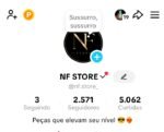 Conta Tiktok BR 2.571 seguidores