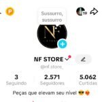 Conta Tiktok BR 2.571 seguidores