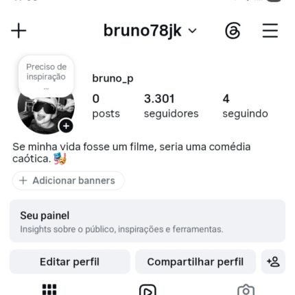 Conta instagram 3k