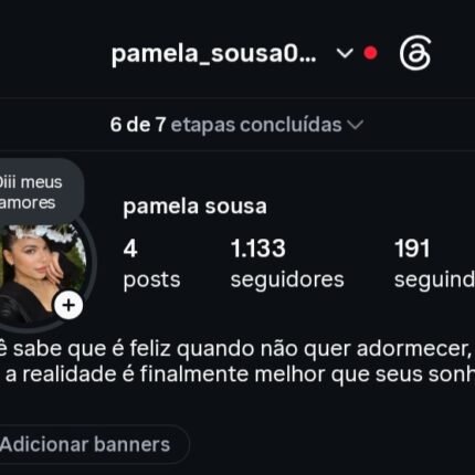Conta 1k seguidores instagram com um ótimo engajamento