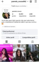 Conta instagram 6k seguidores