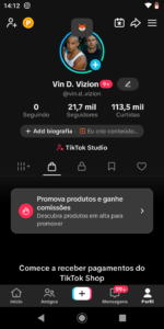 CONTA TIKTOK | 21 K SEG👥| 113.5 K CURT❤️| SHOP ATIVO🛍️| UNIVERSO & CURIOSIDADES | PERFIL ENGAJADO 1.4 M(28d) 📈