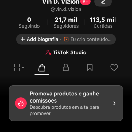 CONTA TIKTOK | 21 K SEG👥| 113.5 K CURT❤️| SHOP ATIVO🛍️| UNIVERSO & CURIOSIDADES | PERFIL ENGAJADO 1.4 M(28d) 📈