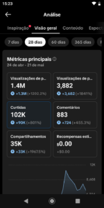 CONTA TIKTOK | 21 K SEG👥| 113.5 K CURT❤️| SHOP ATIVO🛍️| UNIVERSO & CURIOSIDADES | PERFIL ENGAJADO 1.4 M(28d) 📈 - Imagem 3