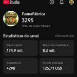 CANAL DARK MONETIZADO DE ANIMAIS, A VENDA, 3295 INSCRITO MUITO BOM, COM POUCO TEMPO DE ESFORÇO, VOCÊ CONSEGUIRÁ RECUPERAR O INVESTIMENTO