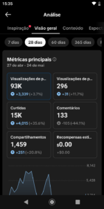 CONTA TIKTOK | 3.06 K SEG👥| 16K CURT❤️| SHOP ATIVO🛍️| MOTIVACIONAL | PERFIL ENGAJADO 93K(28d)📈 - Imagem 3