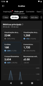 CONTA TIKTOK | 11K SEG👥| 31.1 K CURT❤️| SHOP ATIVO🛍️| UNIVERSO & CURIOSIDADES | PERFIL ENGAJADO 224k (28d) 📈 - Imagem 4