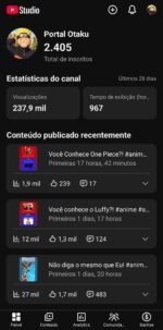 CANAL YOUTUBE ANIME MONETIZÁVEL | 2,4K+ INSCRITOS | 237 MIL VIEWS EM APENAS 2 SEMANAS | SHORTS VIRAIS - Imagem 2
