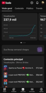 CANAL YOUTUBE ANIME MONETIZÁVEL | 2,4K+ INSCRITOS | 237 MIL VIEWS EM APENAS 2 SEMANAS | SHORTS VIRAIS - Imagem 4