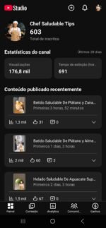 Canal Dark De Shorts No Nicho De Receitas Fits No Idioma Espanhol Com 600 Inscritos e Crescendo Diariamente