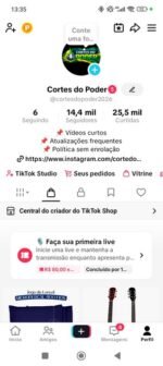 Vendo conta tik Tok - Imagem 2