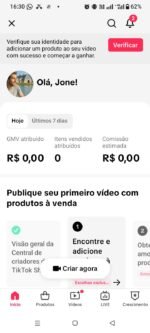 Conta TikTok Shop BR 🇧🇷 | Conta Nova | Sem Documentos 4452 Seguidores - Imagem 3