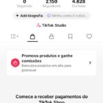 CONTA TIKTOK SHOP BR 2.150 SEGUIDORES