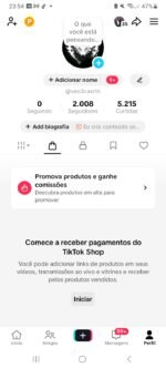 CONTA TIKTOK SHOP BRASIL 2,008 SEGUIDORES