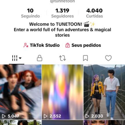 conta tiktok monetizada