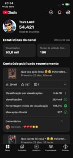CANAL YOUTUBE 4.21M VIEWS 54K INSCRITOS - Imagem 2