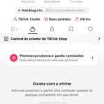 CONTA DO TIK TOK SHOP ATIVO + LIVE STUDIO ATIVO COM 2K DE SEGUIDORES