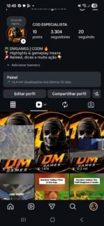 🎮 INSTA GAMER COM 3MIL SEGUIDORES BARATO