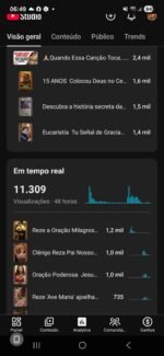 🎯 CANAL MÚSICAS CATÓLICAS E ORAÇÕES VIRAL SEM STRIKE E QUASE MONETIZADO 700 INSCRITOS - Imagem 8
