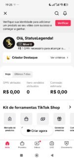 TikTok Shope 2.3 Milhões de membros, zero restrição: Monetizado e com TikTok shope para colocar os documentos, valor promocional de - Imagem 2