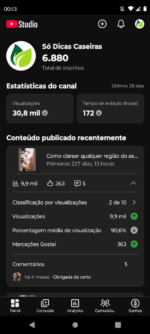 Canal Só Dicas Caseiras – 6.880 inscritos