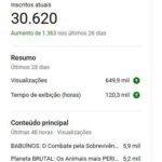 CANAL YOUTUBE 30.6K SUBS | +4.8 MILHÕES DE VIEWS |NICHO NATUREZA & PREDADORES | ALTO ENGAJAMENTO 🦁🔥