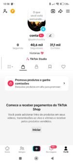 CONTA COM TIKTOK SHOP ATIVO MUITO ENGAJADA + 40.6K DE SEGUIDORES PRONTA PARA VENDER NO TIKTOK SHOP!!!! (Oferta única)