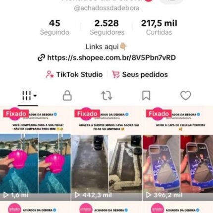 Conta com vários vídeos viralizados perfeito para afiliados