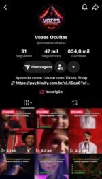 Conta 47k seguidores - TIKTOK SHOP está habilitado mas não foi ativado ainda