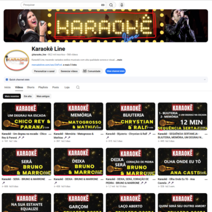 🔥 VENDE-SE CANAL YOUTUBE MONETIZADO – NICHO KARAOKÊ 🔥 80 Mil Inscritos