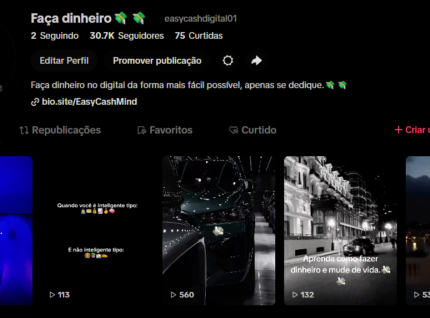 Conta TikTok /30.7K SEG/ FICOU UM TEMPO PARADA MAIS ESTÁ ENGAJADA COM O TEMPO AUMENTA AINDA MAIS.