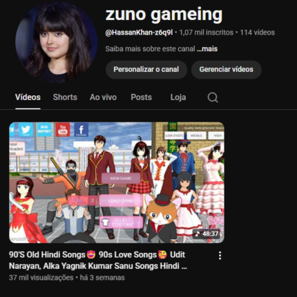 CANAL MONETIZADO COM 1000 INSCRITOS E MAIS DE 2 MILHÕES DE VISUALIZAÇÕES SEM STRIKES E AVISOS