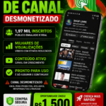 💥 OPORTUNIDADE RARA! Canal YouTube Pronto Para Crescer com Milhares de Visualizações 🚀