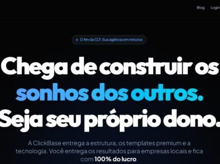 ClickBase - Criador de Landing Pages em 1 clique