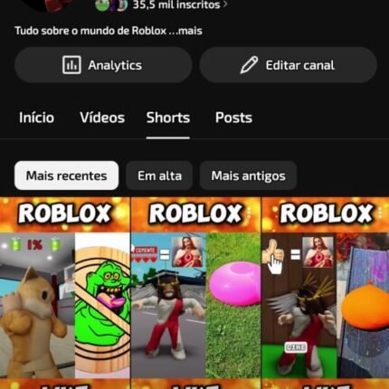 Canal YouTube 35K
