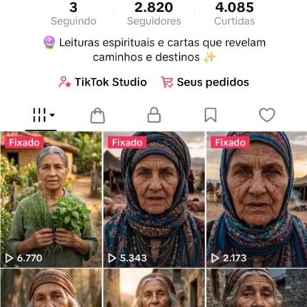 NOVA E ENGAJADA! CONTA 2.800+ PERFEITA PARA TIK TOK SHOP (SEM DOC, LIMPA, PERSONALIZÁVEL)