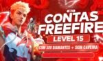 Fire [MELHORES CONTAS] CONTA FREE FIRE LV15+300 DIAMANTES+SKIN REI CAVEIRA+TROCA NICK